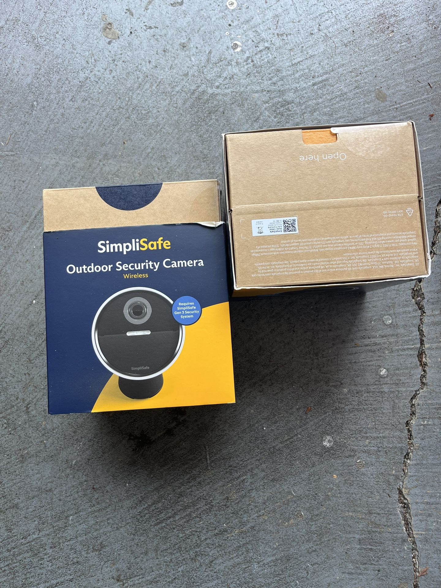 Two Simplisfae Security Camera