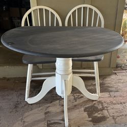 Table And Two Chairs 