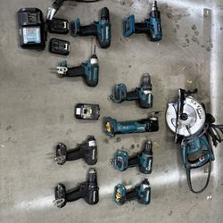 Makita 18/12 Volt Brushless Tools