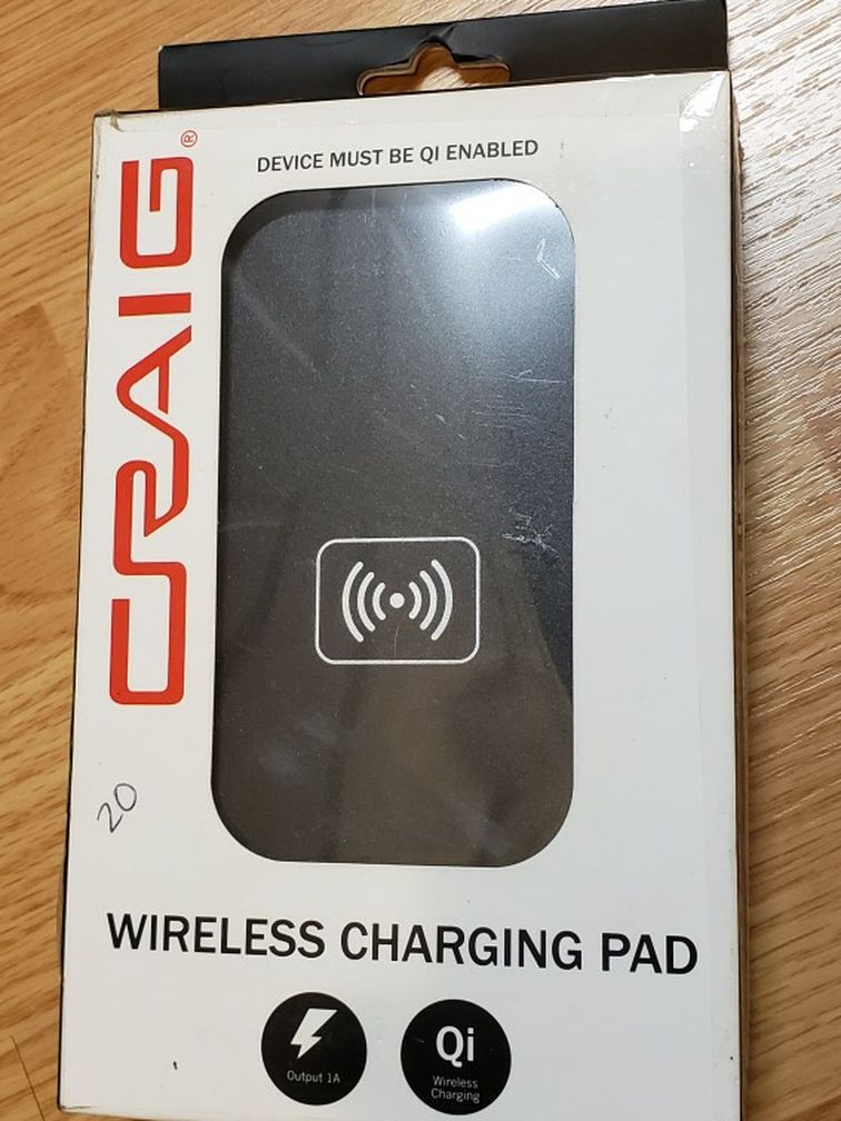 NEW! Craig Wireless Charging Pad for QI Wireless Charging