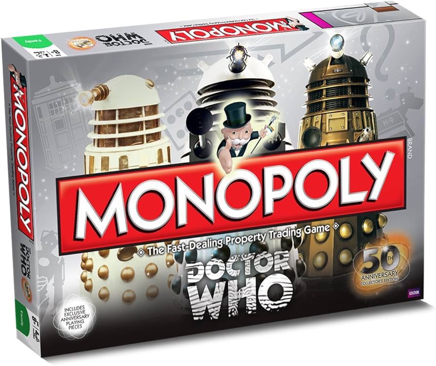 Monopoly Doctor Who 50th Anniversary Collector’s Edition - NEW - Fully Sealed