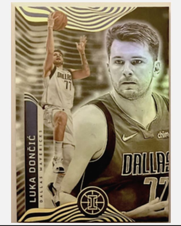 2021-22 Panini Illusions LUKA DONCIC #70 Mavericks / Lakers