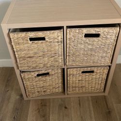 Storage Shelve With Baskets 