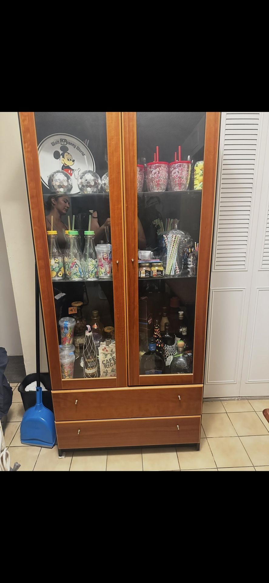 Wood China Cabinet