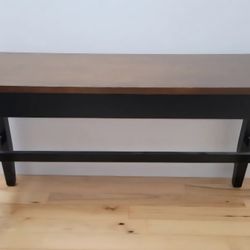 Wooden Seating Bench with Storage
