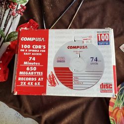 CD disc's New. At Least 75 In Box. 
