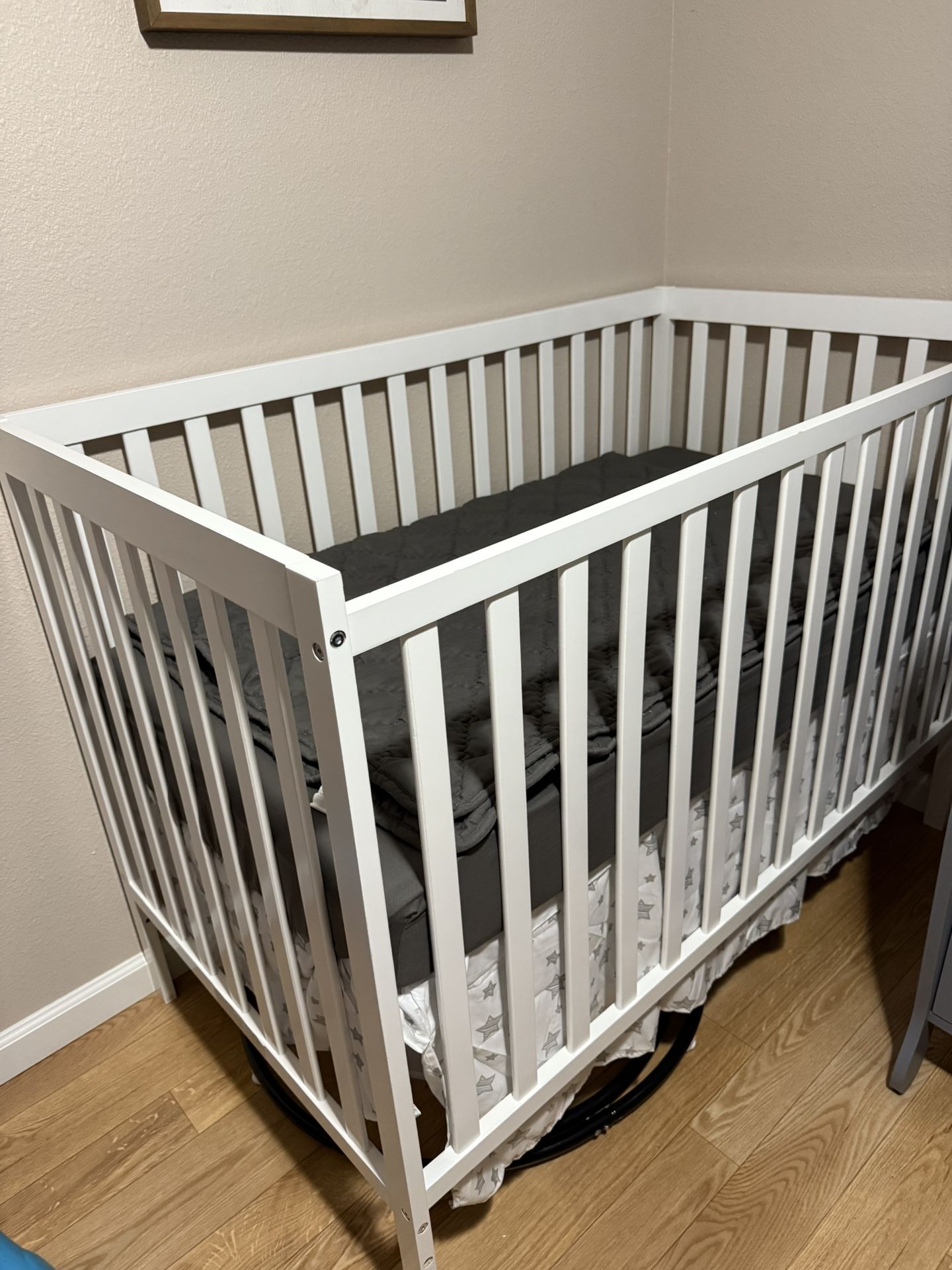 Baby Crib & Mattress 