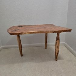 Wooden coffee table