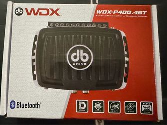 DB Drive WDX-P400.4BT 4-Channel Mini Amplifier