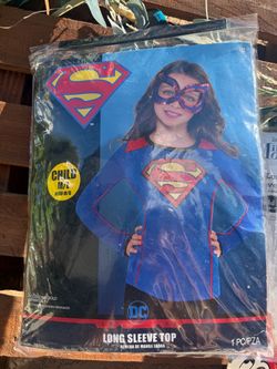 DC Supergirl Long Sleeve Top Child M/L