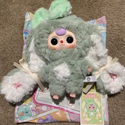 BABY THREE RETURN PLUSH PENDANT - GREEN