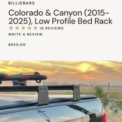 Billie Bars low profile bed rack for Canyon/Colorado