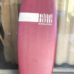 Boardworks Froth Soft Top Surfboard Red 