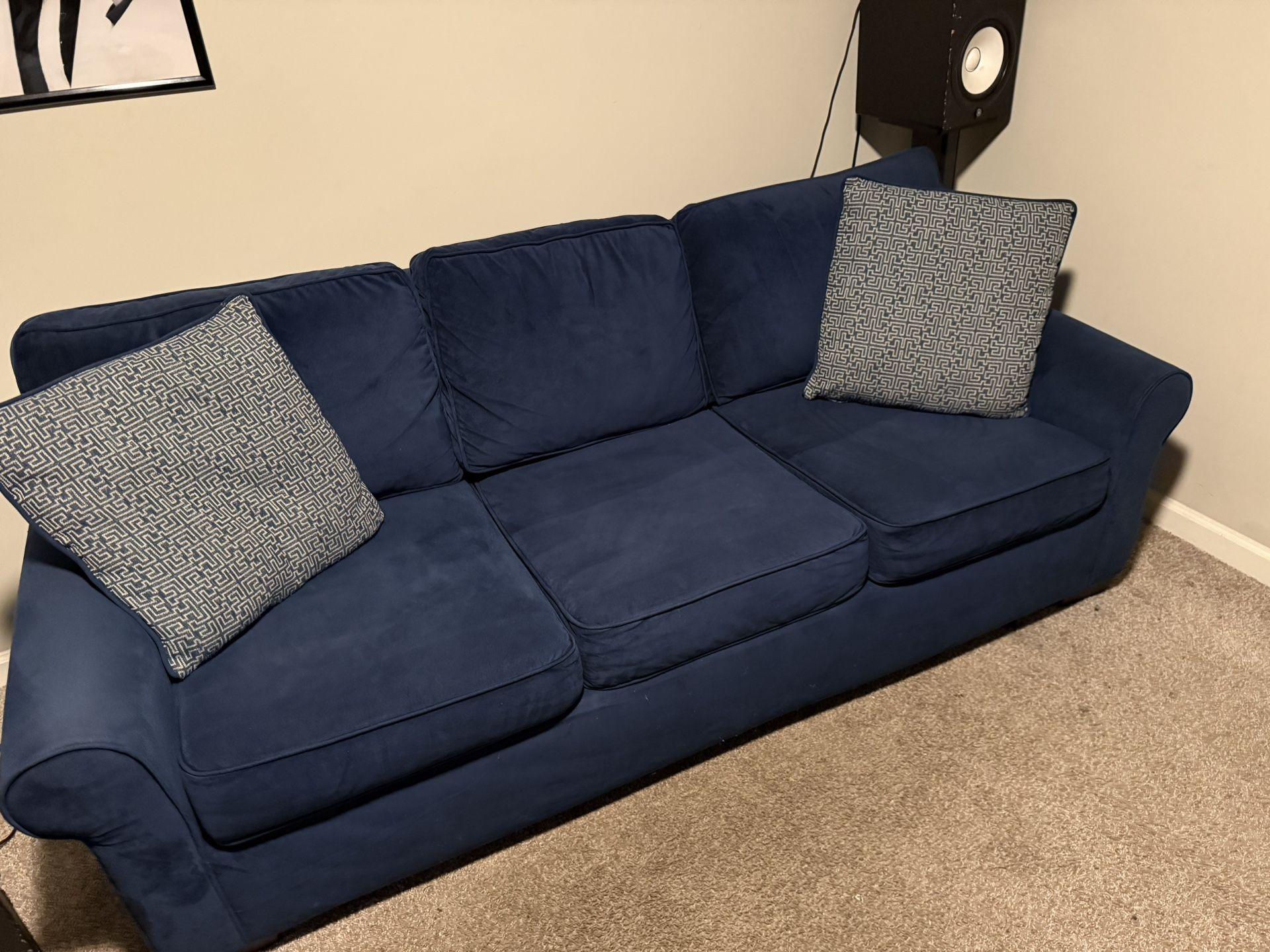 Queen Memory Foam Sleeper - Indigo