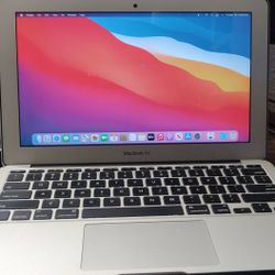 MacBook Air 11" Early 2015 Intel Core i5 1.6Ghz Processor, 4gb Ram, 256gb SSD, MacOS Big Sur, Office. Comes with Charger.
