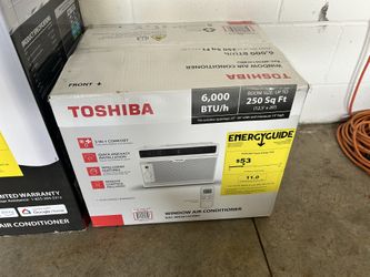 Window A/C Unit 250 Sq Ft 6000 BTU/h