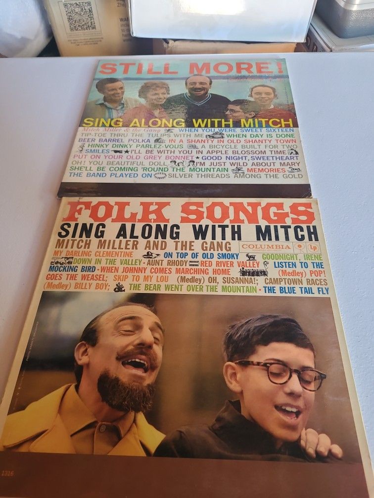 Vintage Mitch Miller Vinyl Records