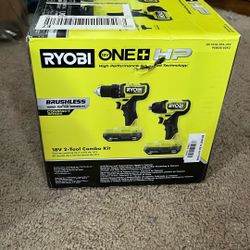 Ryobi drill set with battery