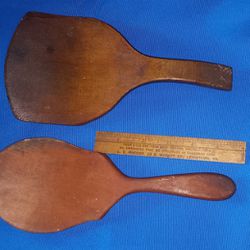 Two Antique Butter Paddles