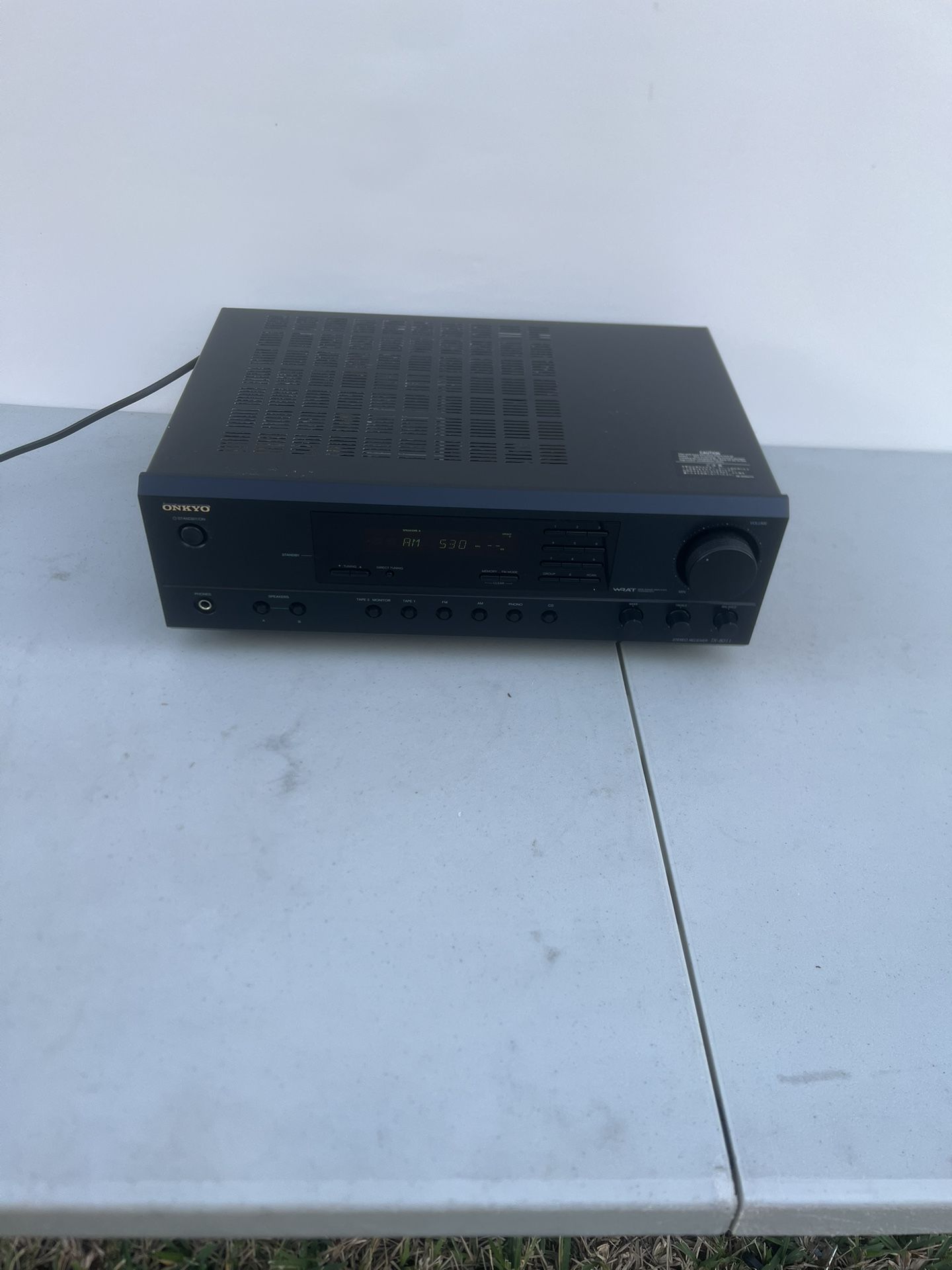 Onkyo TX-8011 AM/FM Stereo Receiver No Remote Works Great Condition. Used in good condition with some minor cosmetic blemishes. These blemishes are in