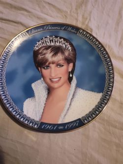 Princess Diana Commemorative Collector Plate 1961–1997