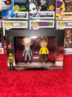 LE Exclusive Horror Titans Pennywise & Georgie Twin-Pack Vinyl Figures 3” scale