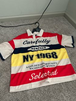 Ny Graphic button up size S men