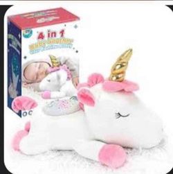 4-in-1 Unicorn Baby Soother Plush Toy