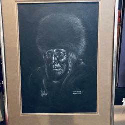 Chalk Painting , Of Many Mules Of The Blood Tribe