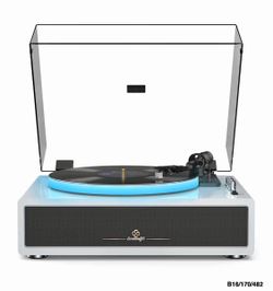 Brand New Record Player with 4 Built- in Speakers & Bluetooth!