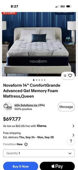 Nova Form As Seen In Picture New In The Box Queen Size