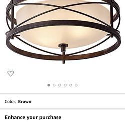 Oil Rubbed Bronze Ceiling Light 