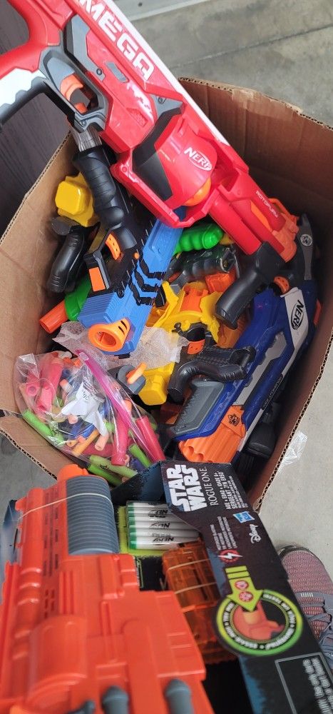 Big Box Of Nerf Guns