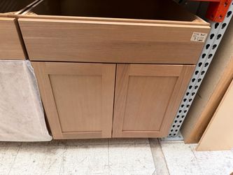Sink base white oak 30 in
