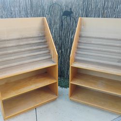 2 Book Shelves & Toy Cubby $50
