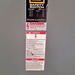 Disconnect Safety Switch 