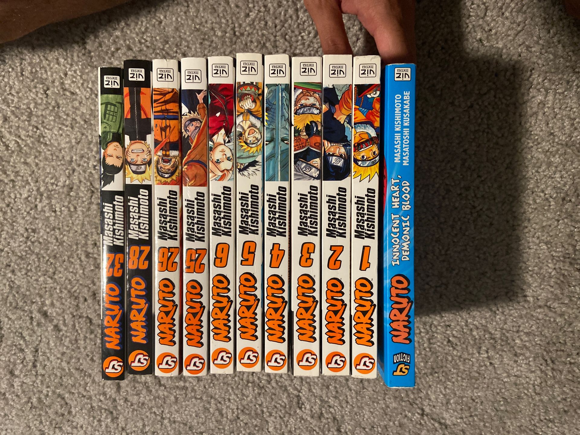 Naruto Manga and Anime Dvds