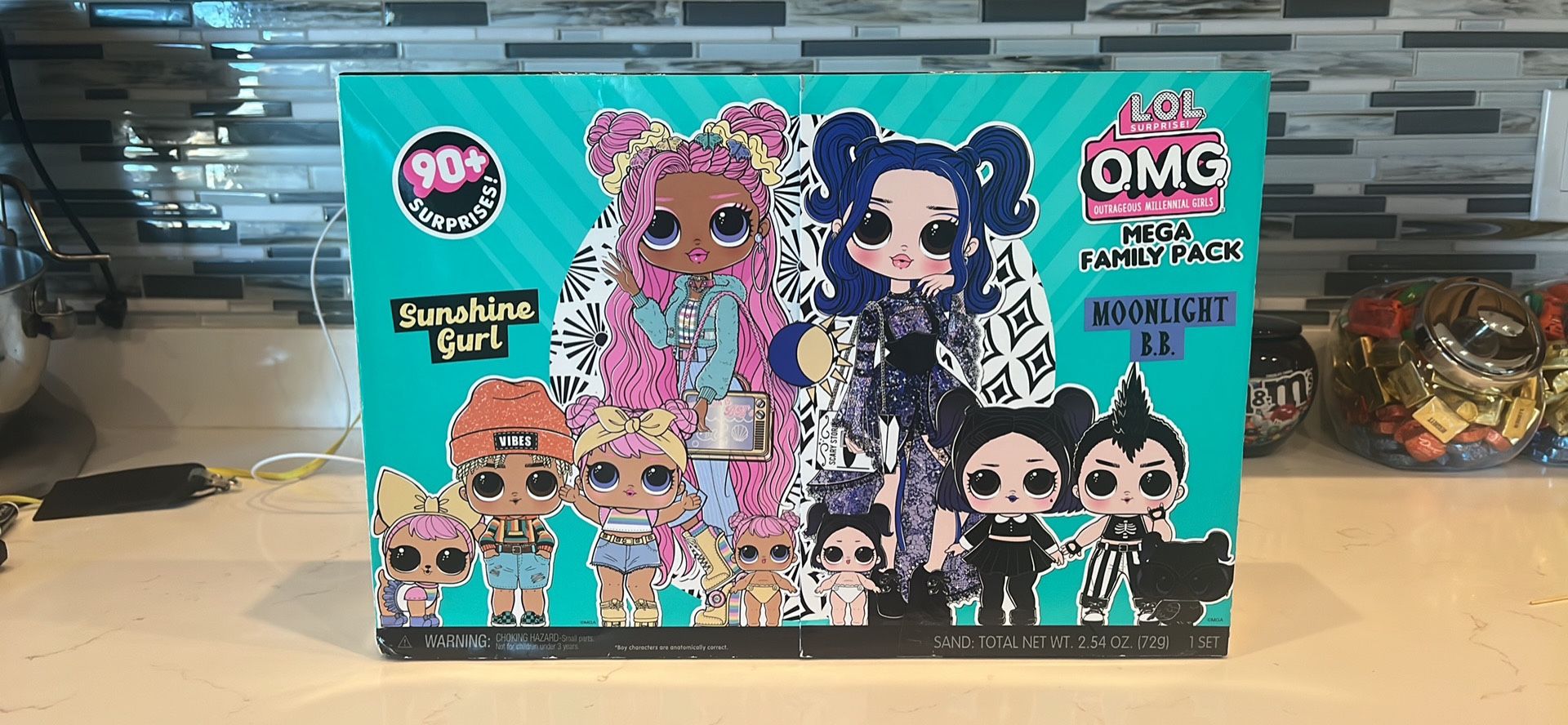 Lol Surprise Sunshine Gurl & Moonlight BB Family Mega Pack