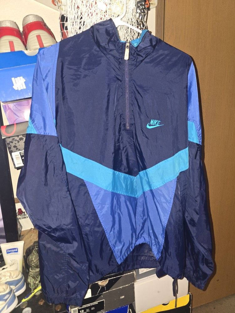 Vintage nike windbreaker size large 90s