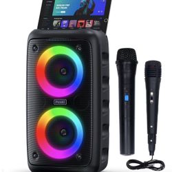 Karaoke Machine for Adults and Kids,Peski Portable Bluetooth Speaker