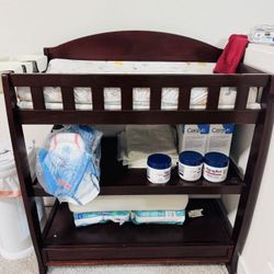Delta Children Infant Changing Table&bath tub&bassinet ALL FOR $60