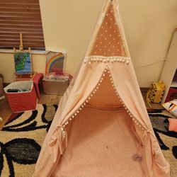 Teepee Indoor Tent with Mat for Kids