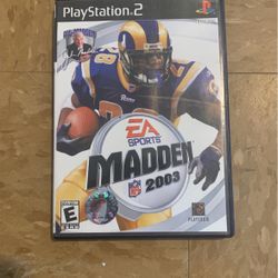 Playstation  2 Madden 2003