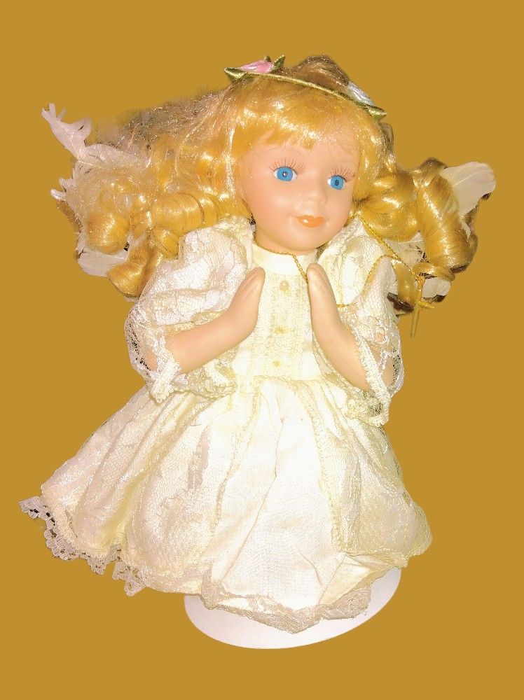 Vintage Porcelain Angel Doll