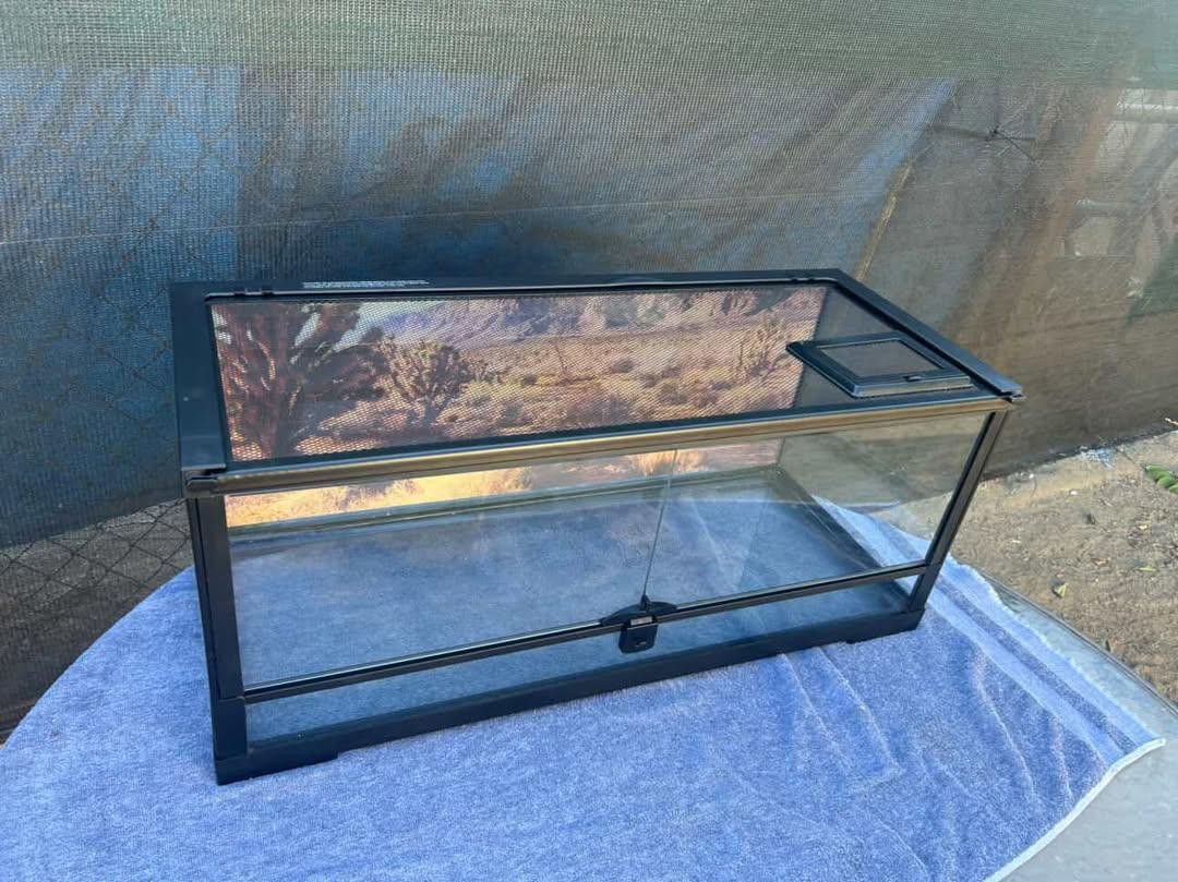 Reptile Terrarium 30x13x13