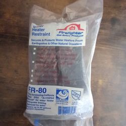 New Water Heater Straps