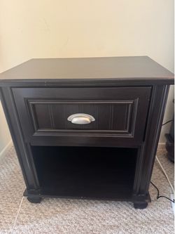 Brown nightstand