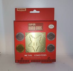 Paladone Super Mario Bros. Metal Coasters