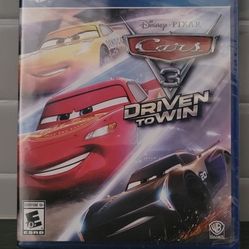 Cars 3 Driven to Win Game for PS4