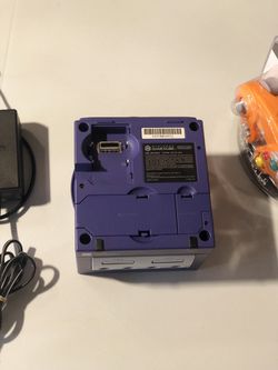 Nintendo GameCube game cube console Indigo purple with brand new 